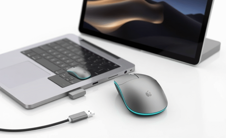 ESR HaloLock MagMouse designed for Mac users with unique magnetic features.