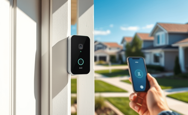 Apple's Smart Doorbell with Face ID technology for secure home entry